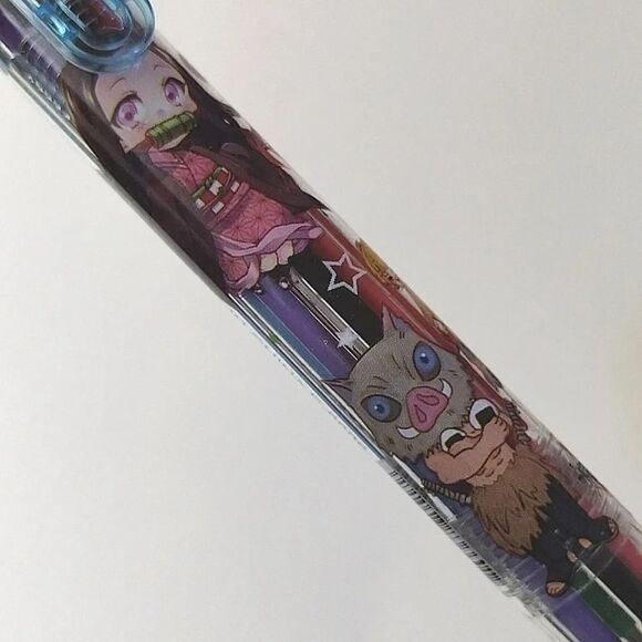 Demon Slayer Tanjiro Kamado Pen & Grim Reaper Keychain Bundle NEW - Picture 7 of 17